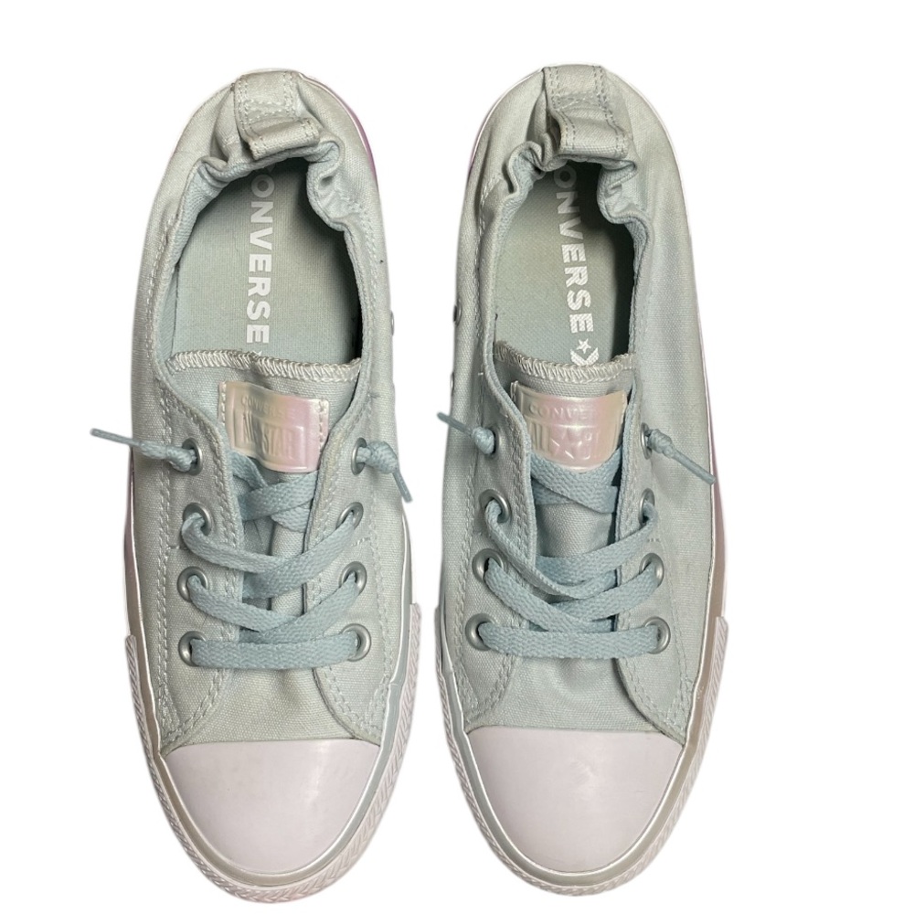 Converse Chuck Taylor All Star Shoreline Slip Polar Blue/White Womens 9 566118F - Picture 7 of 9